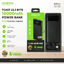 Oraimo Toast 22.5 Byte 10000mAh 22.5W Fast Charging Power Bank Price in Bangladesh | WishNGetBD
