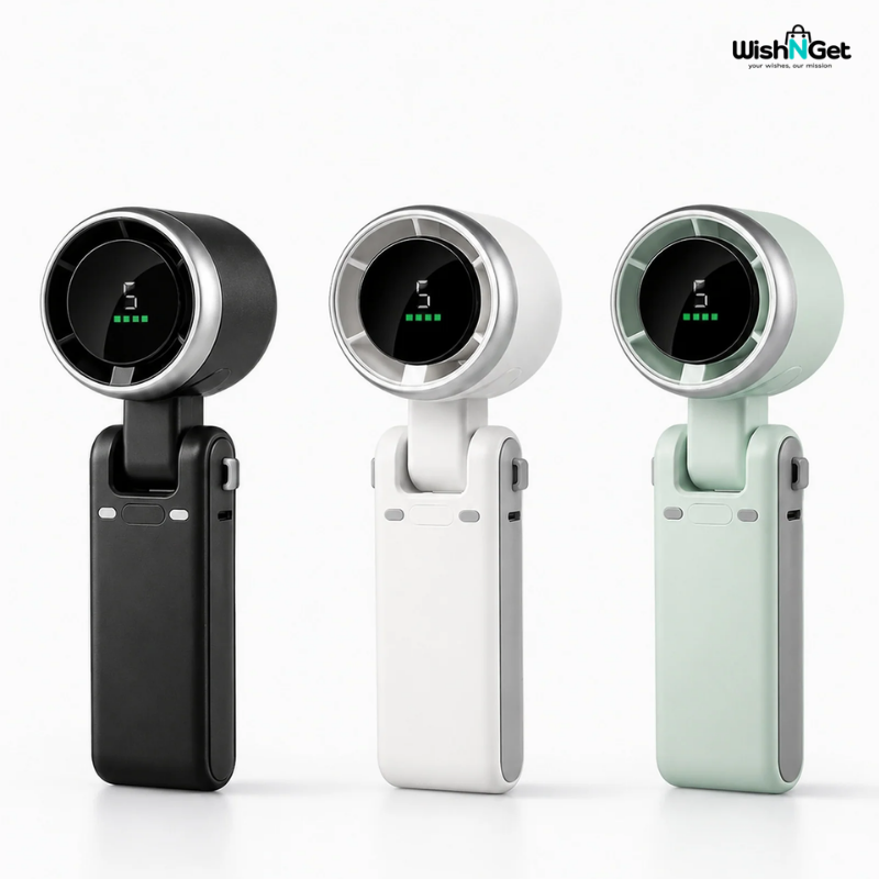 Mini Turbo Fan 1800mAh Handheld Foldable Portable Fan Price in Bangladesh
